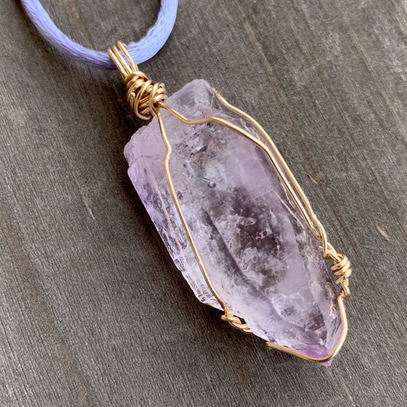 Amethyst Necklace Amethyst Crystal Amethyst Crystal Amethyst Pendant Boho Raw Amethyst Vera Cruz Amethyst